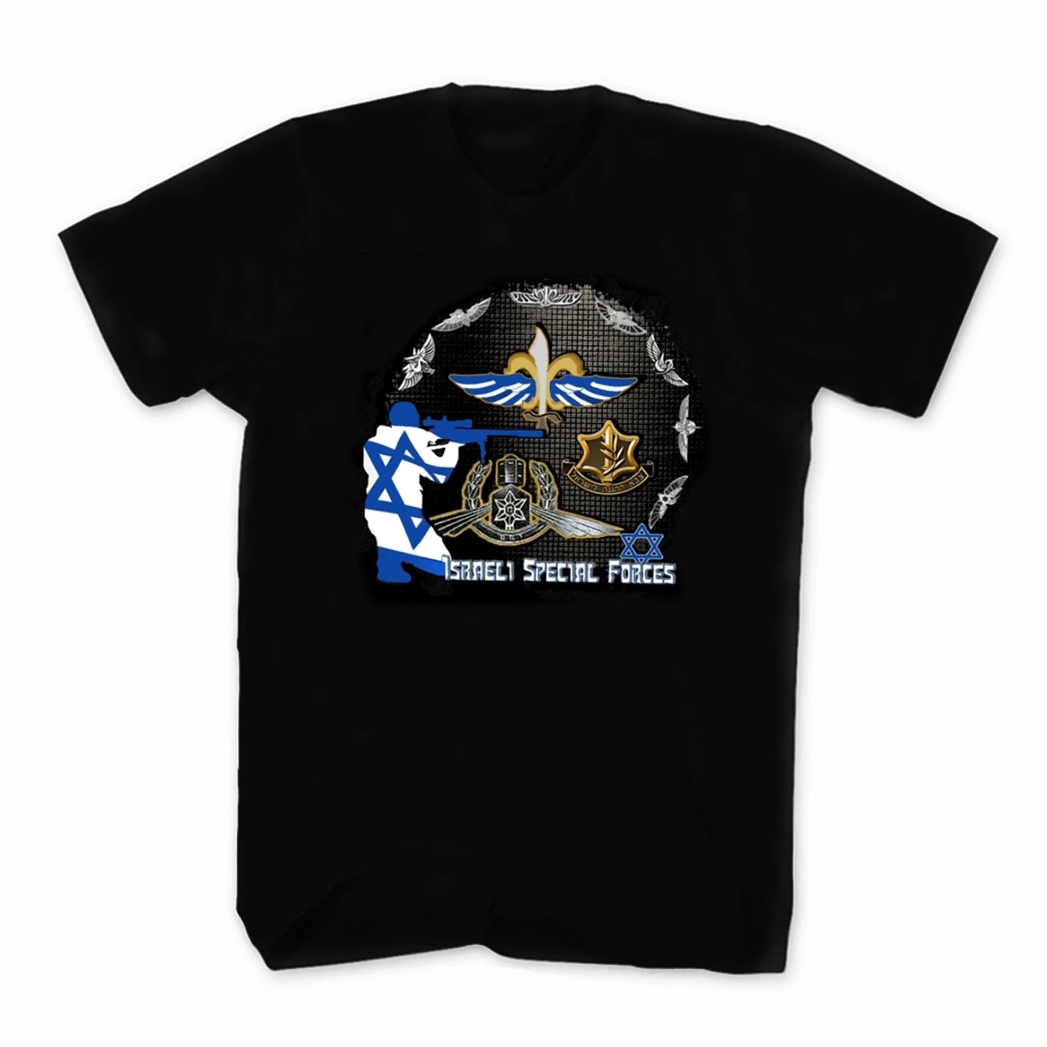 

Israeli Special Forces T-Shirt 100% Cotton O-Neck Short Sleeve Summer Casual Mens T-shirt Size S-3XL