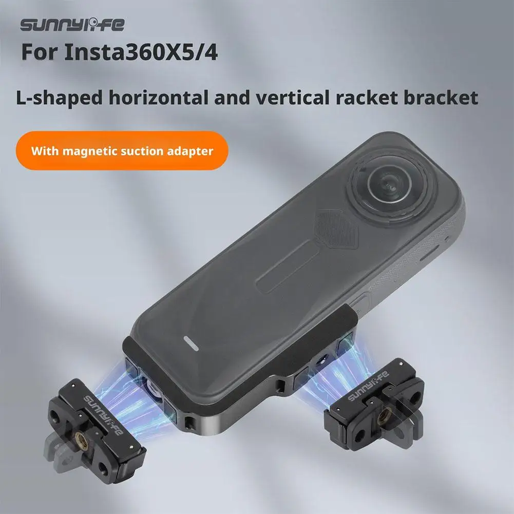 Magnetic Quick Release Bracket For Insta360 X5 L-Type Vertical-Horizontal Mount Adapter Base For Insta360 X5 Camera Accesso U1W6