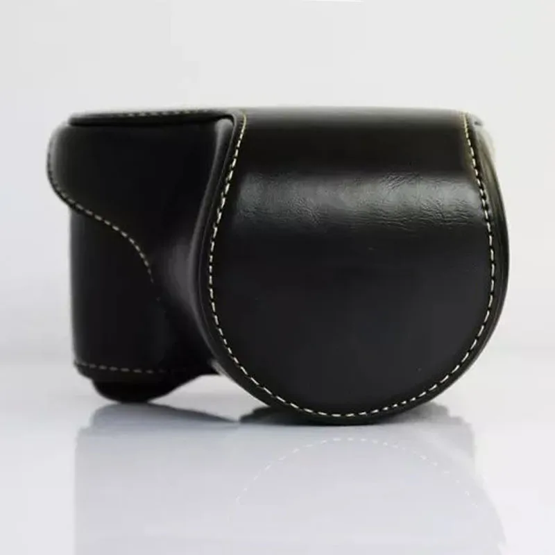 Leather Camera case bag for Sony NEX-3N Alpha A5000 A5100 16-50mm lens ONLY