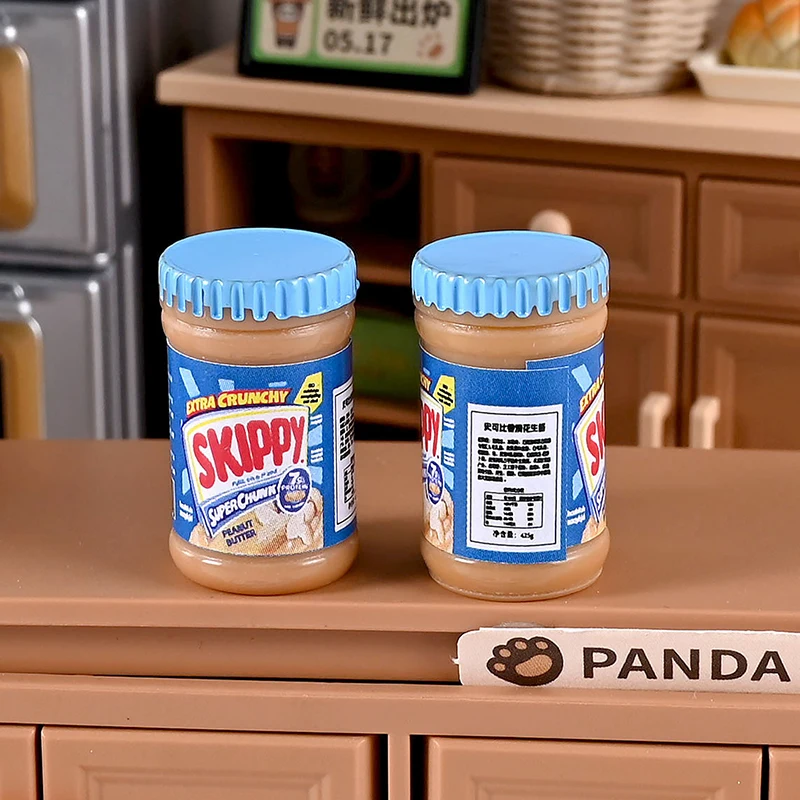 [JN] 10 Stück Kawaii Mini Simulation Puppenhaus Schokoladensauce Marmelade Miniaturen Küchenzubehör DIY Harz Handwerk