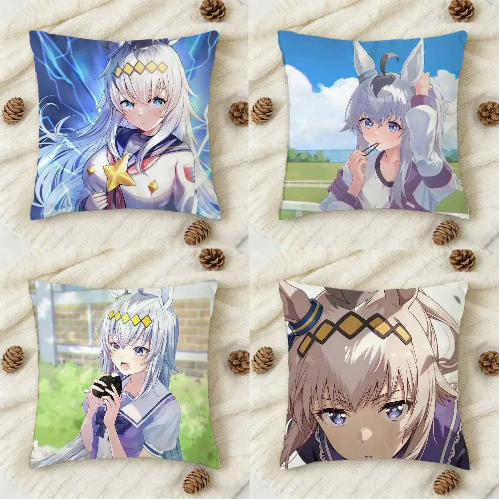 

O-Oguri C-Cap Double-sided Printed Square Decorative Cushion Cover for Sofa Living Room Home Decor