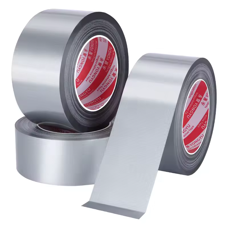 Pipeline tape, waterproof, heavy-duty silver tape, no residue, hand torn suitable for indoor and outdoor maintenance, industrial