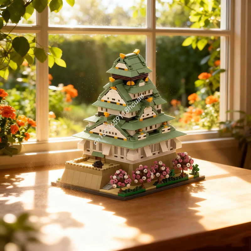 

1612pcs MOC Osaka Castle Architectureed Model Building Blocks Architecture Christmas Gifts DIY Toy Creative Brick Kids Birthday