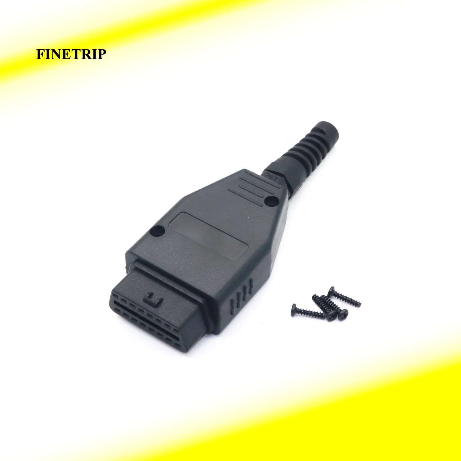 Save 12v 24v Truck Car Accessories J1962 Universal OBDII 16 Pin/Way/Hole Male Female OBD2 Automotive Connector Wire Plug Socket