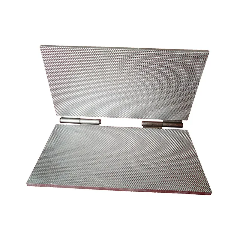 Aluminum Alloy Cell Size 5.4mm 4.9mm Notebook Beeswax Foundation Sheet Machine Honeycomb Press Embosser