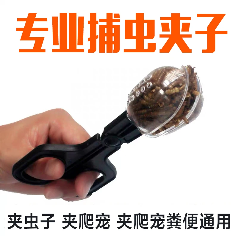 

Pet Climbing Feeding Clip Insect Trap Cricket Tortoise Lizard Oil Gourd Spider Minipet Cleaning Tool Transparent Clip