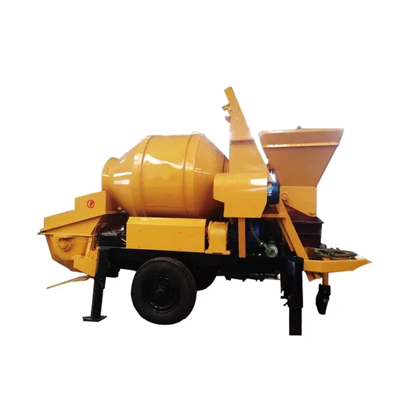 Mobile Selfpropelled Concrete Mixers Concrete Machinery Canister Transfer Pump Truck Mini Concrete Pump Construction Equipment