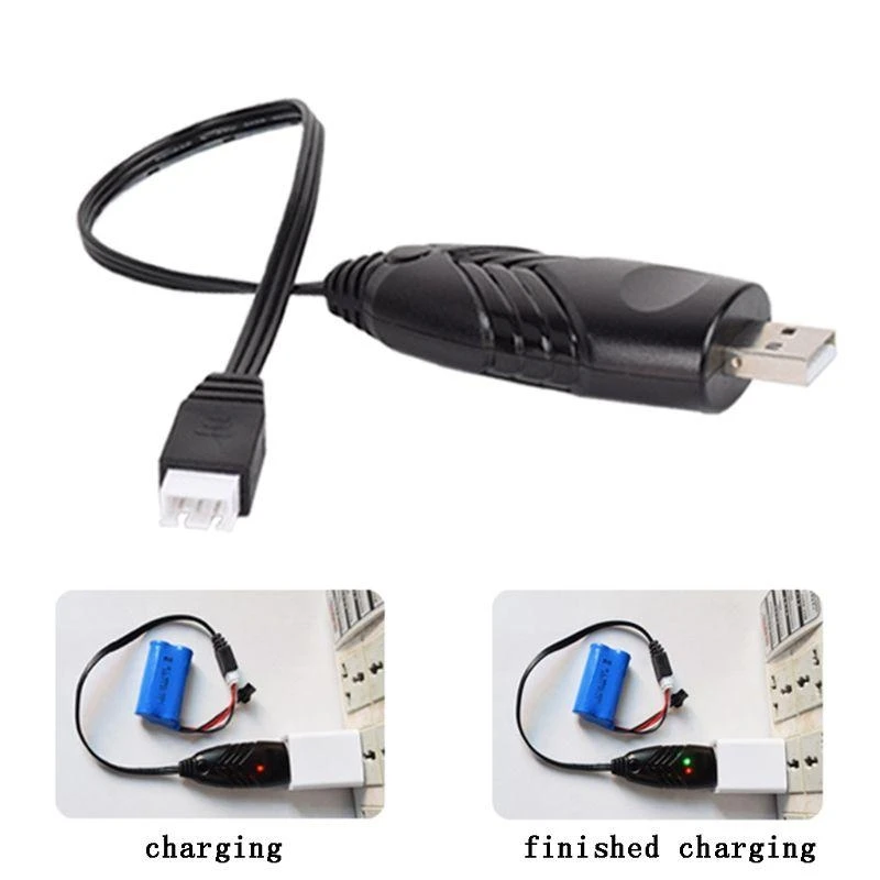 HX6A 7.4v XH-3P 2S Lipo Battery Fast Charging Electric for Cars RC Spare parts USB 1000 500mA