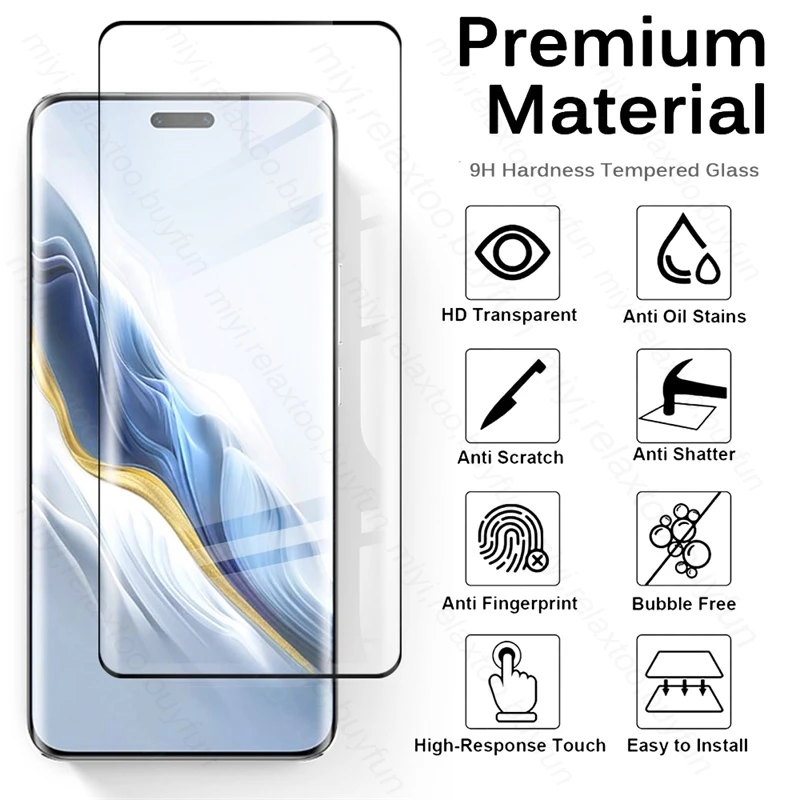 4In1 Tempered Protective Glass For Honor Magic6 Pro 5G Camera Lens Screen Protector Film Honer Magic 6 Pro 6Pro Magic6Pro 2024