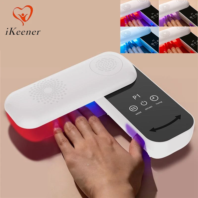 Nail Lamp Rechargeable Multi-Light Source T-shaped UV Lamp Touch-Sensitive LED 240 Retractable Gel Nail Curing Quick-Dry