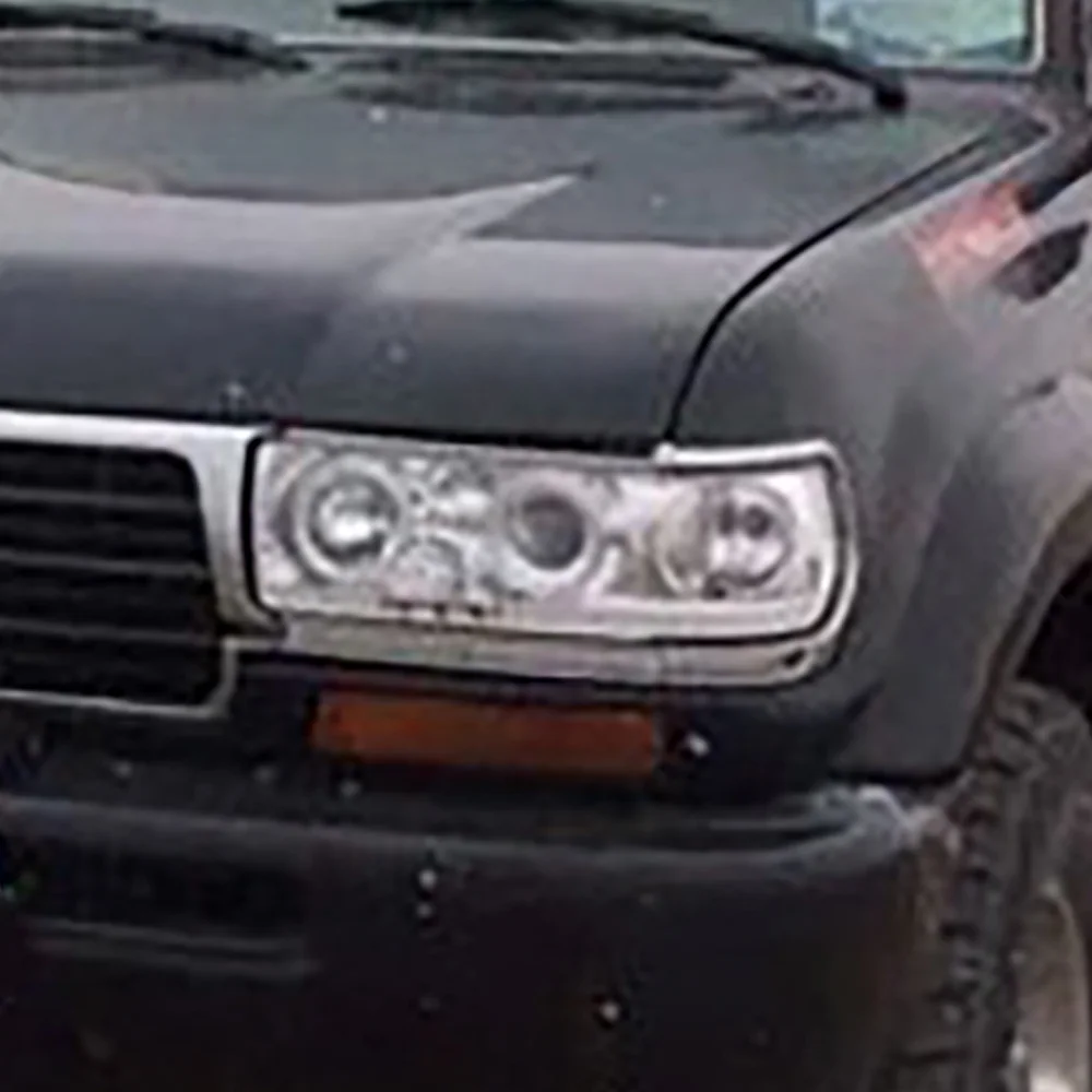 

Headlamp Cover Headlight Shell Transparent Lens Plexiglass Replace Original Lampshade For Toyota Land Cruise 4500 LC80 FJ80