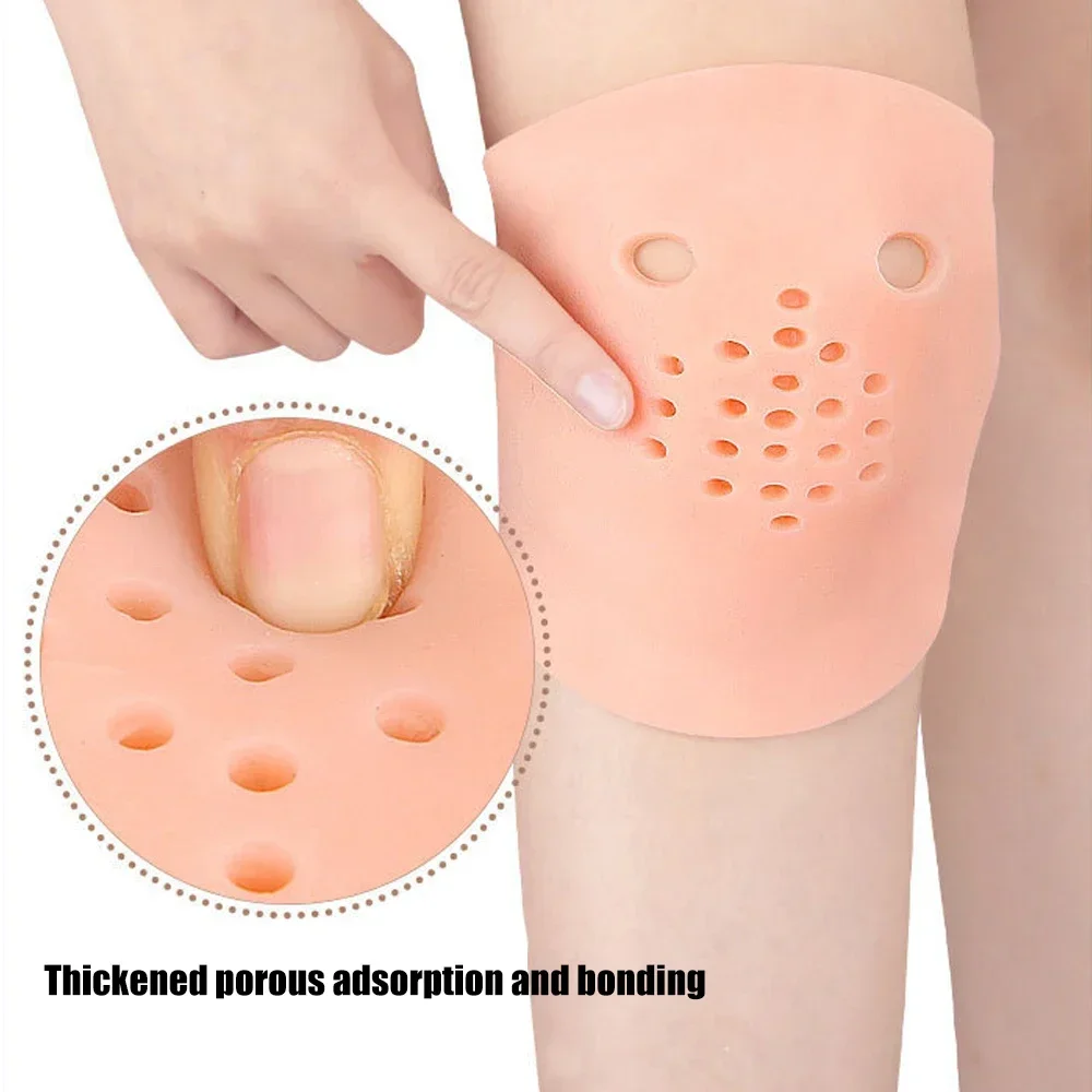 1 Pc Silicone Knee Compression Sleeve Support Brace, Waterproof Knee Pad Protector, Relief Knee Pain for Meniscus Tear Arthritis