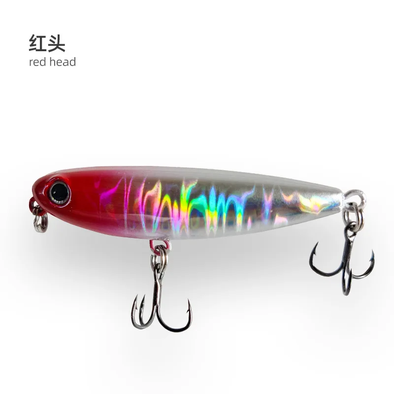DUODUOYU 1PCS Neue Mini Schwimm Bleistift Angeln Locken 2,8g/50mm Kleine Spaziergang Hund Künstliche Salzwasser harten Köder Bass Fishing Tackle