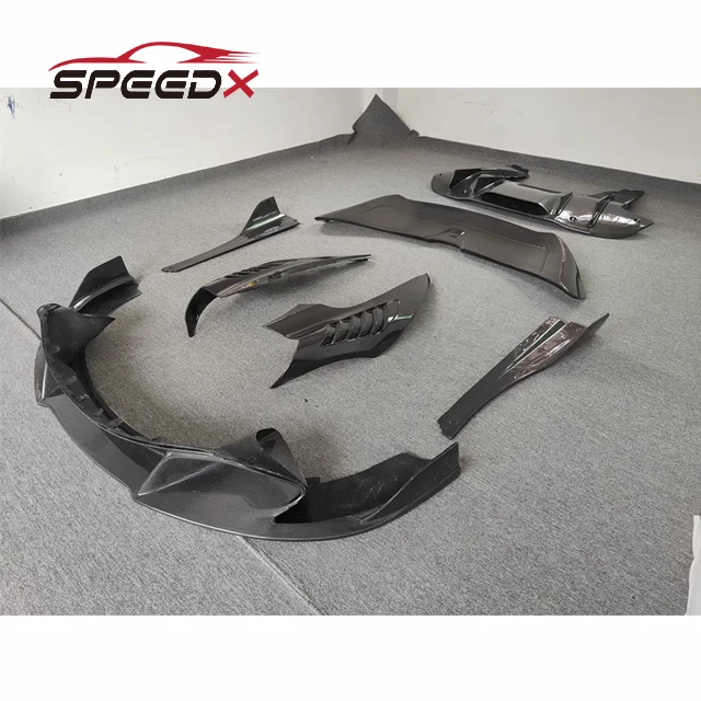 For 720s Upgrade V Style Carbon Side Skirt Body Kit  720s Carbon Fiber Vorsteiner Side Skirt