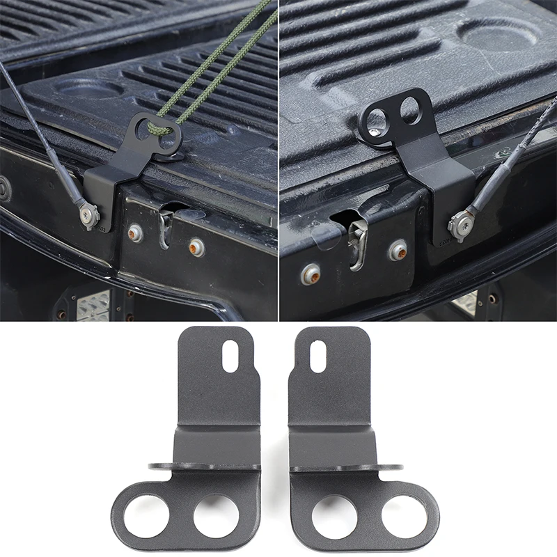 

For Toyota Tundra 2014-2021 Car Trunk Tailgate Expansion Anchor Point Carbon Steel Black Automotive Modification Parts