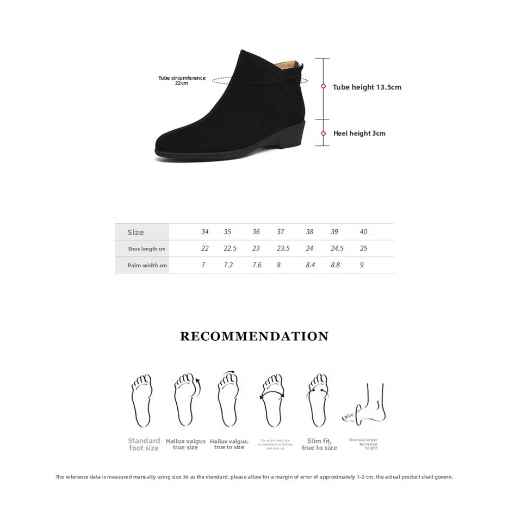 Bottines Chelsea classiques en daim à bout pointu et talon compensé pour femme et enfant, bottines de Cowboy simples et confortables, hiver 2025