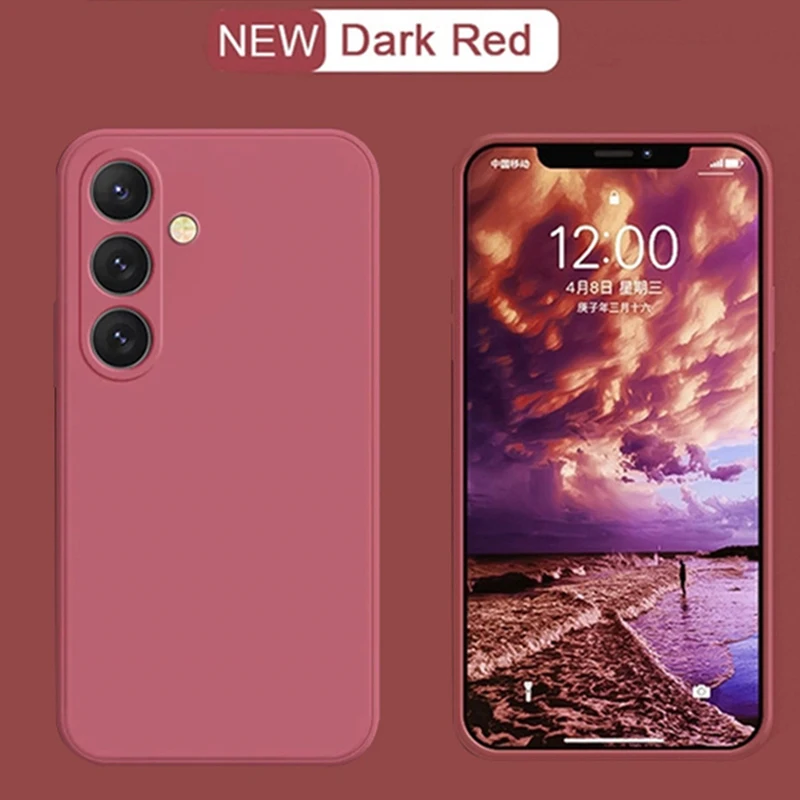 Telefoonhoesje Galaxy S25 S24 S23 Ultra hoesje Zacht vloeibaar siliconen Samsung Galaxy S25 S24 S23 S22 Ultra Plus S23Ultra S24Ultra hoesjes