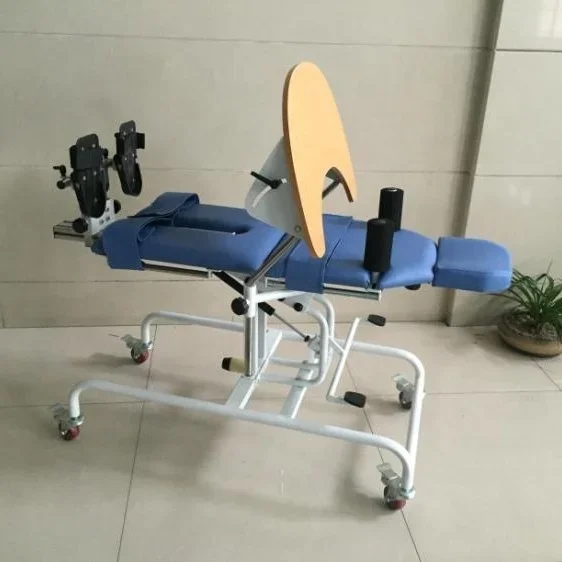 Rehabilitation therapy supplies physiotherapy Electric manual tilt table children kids standing frame