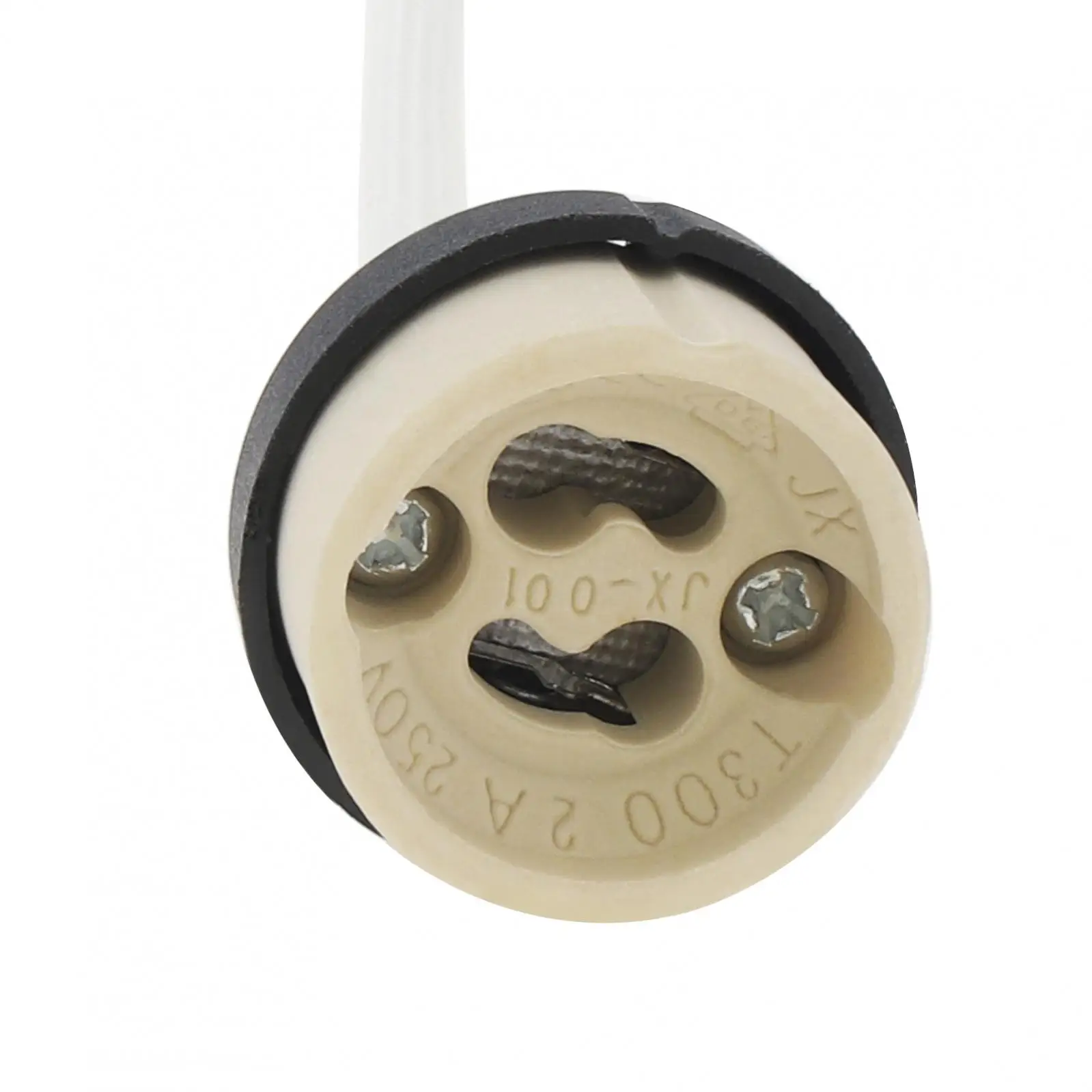 GU10 Lamp Holder Ceramic Lamp Bases Connector for LED Light Bulbs Halogen Bulbs Downlight with Terminal Box Socket