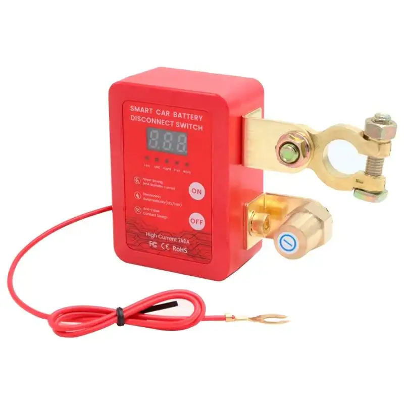 

Реле-разъединитель 12В 240А для аккумулятора с магнитным фиксатором, дистанционным управлением и функцией экономии энергии. Категория товара: Разъединители.