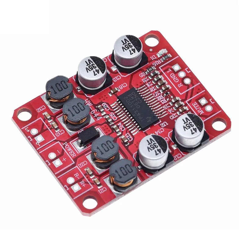 

1/2~50/100Pcs TPA3110 Digital Power Amplifier Board 2X15W Dual Channel Stereo DIY Speaker Background Music Power Amplifier