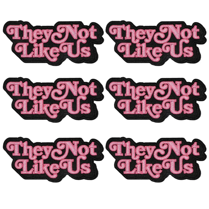 

6 Pieces of Embroidery Patches Like Ours, Hip-Hop Patches, Punk Patches, Pink Patches, Gothic Patches, Iron-On Decorative Patches for Clothes, Backpacks, Hats, Creative Gift Appliques