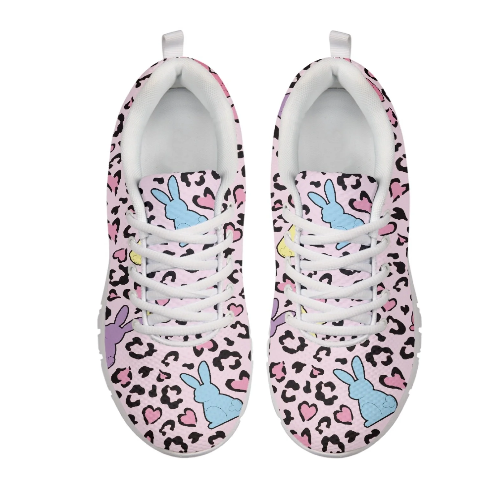 Coloranimal Rabbit Leopard 2026 New Basketball Slip on Sneakers Women Running Shoes Lightweight Athletic Trainers for Mens