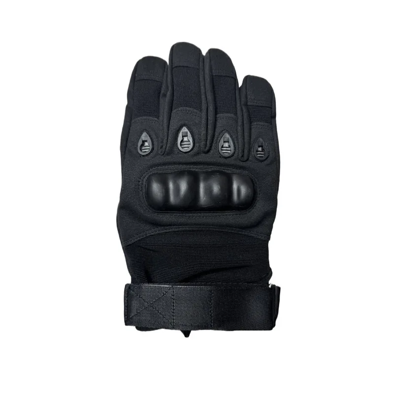 Fleece-lined warm and cold-proof ski tactical gloves for winter outdoor training, mountaineering, cycling, non-slip and wear-res