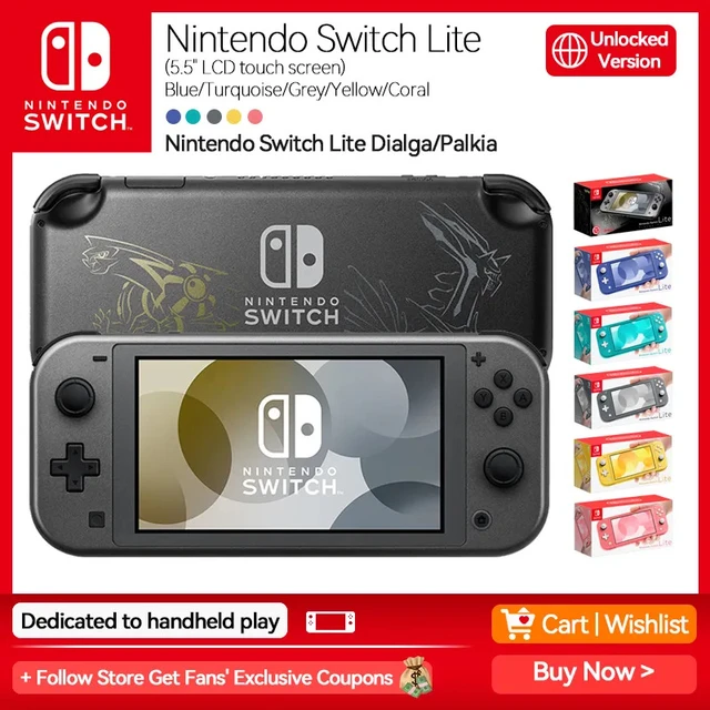 Nintendo Switch Lite,4.2インチ,32GB,内部ストレージ,Bluetooth 5.5,NFC,青,ターコイズ,灰色,黄,珊瑚