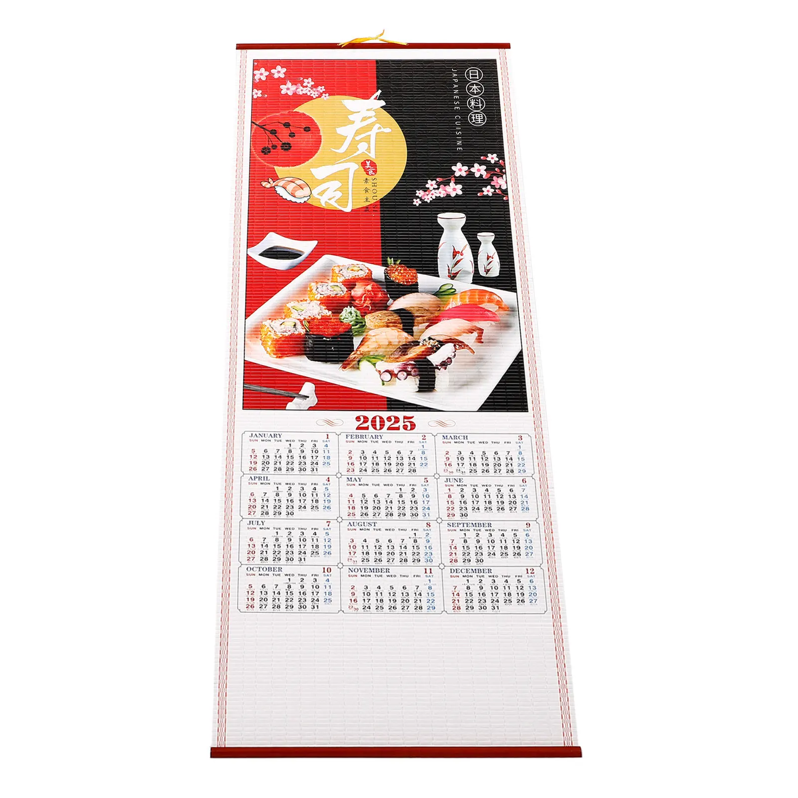 

2025 Wall Calendar Snake Year Hanging Style Chinese Themed Decorative Calendar for Home Office Use Multi Functional Planning
