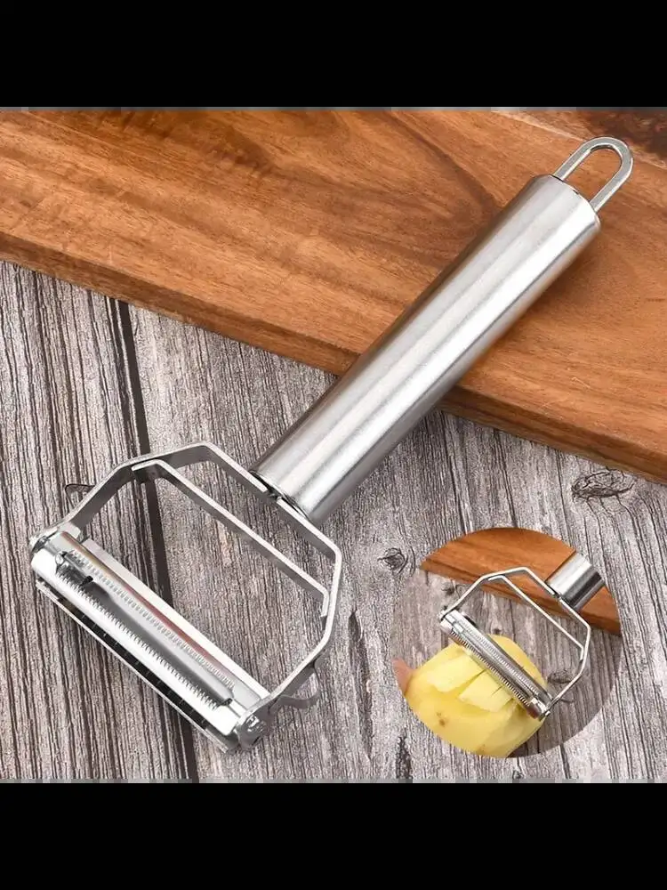 

1PCS Stainless Vegetables Tool Portable Manual Easy Clean With Handle Multi Purpose Home Kitchen Article