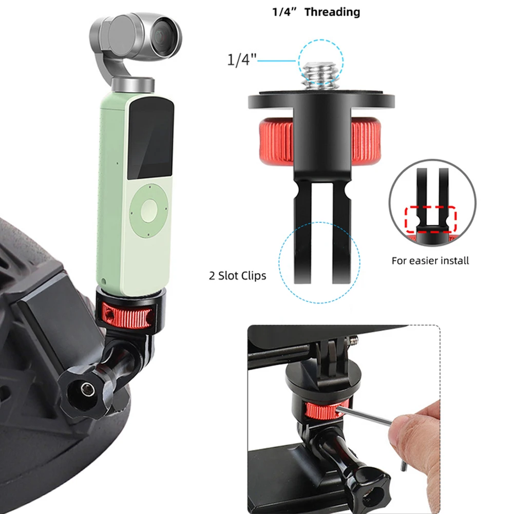 Bike Front Light Holder Aluminum Alloy Fork Install Mount Camera Bracket Compatible For Camera