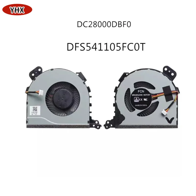 320-15ABR 320-15AST 320-15IAP 330-15IKB 320-14ABR 520 5000-15 14 17 Laptop CPU Cooling Fan Type DC28000DBF0 DFS541105FC0T New