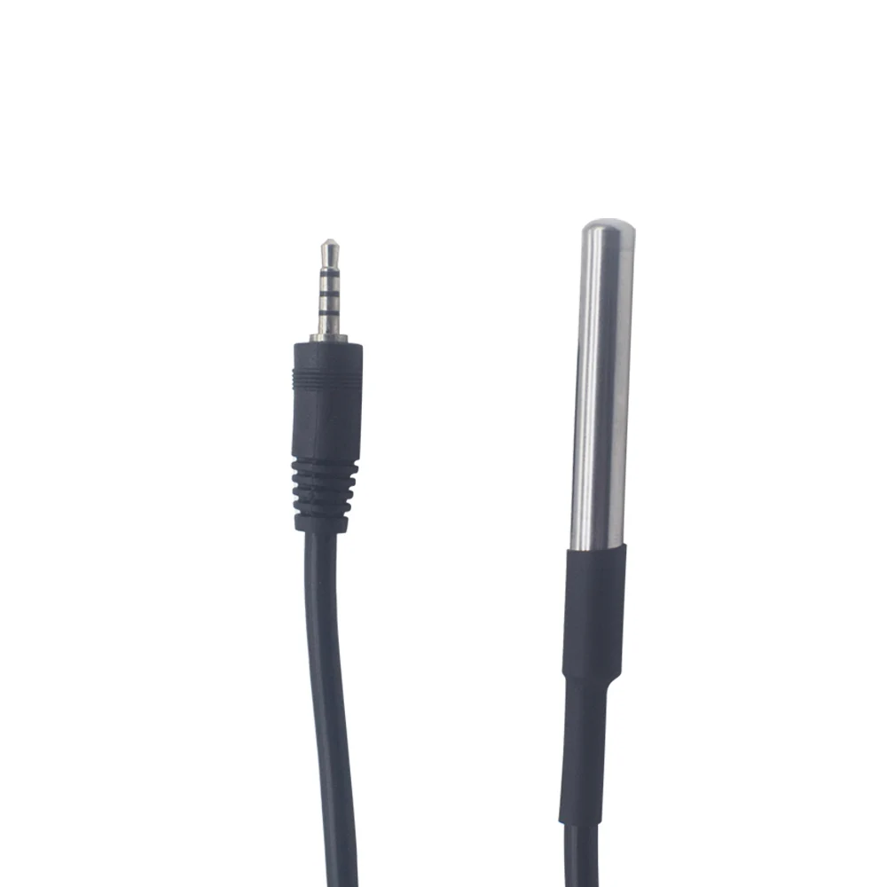Temperatuur Sensor Module Kit Waterdicht 100Cm Digitale Sensor Kabel Roestvrij Staal Sonde Terminal Adapter