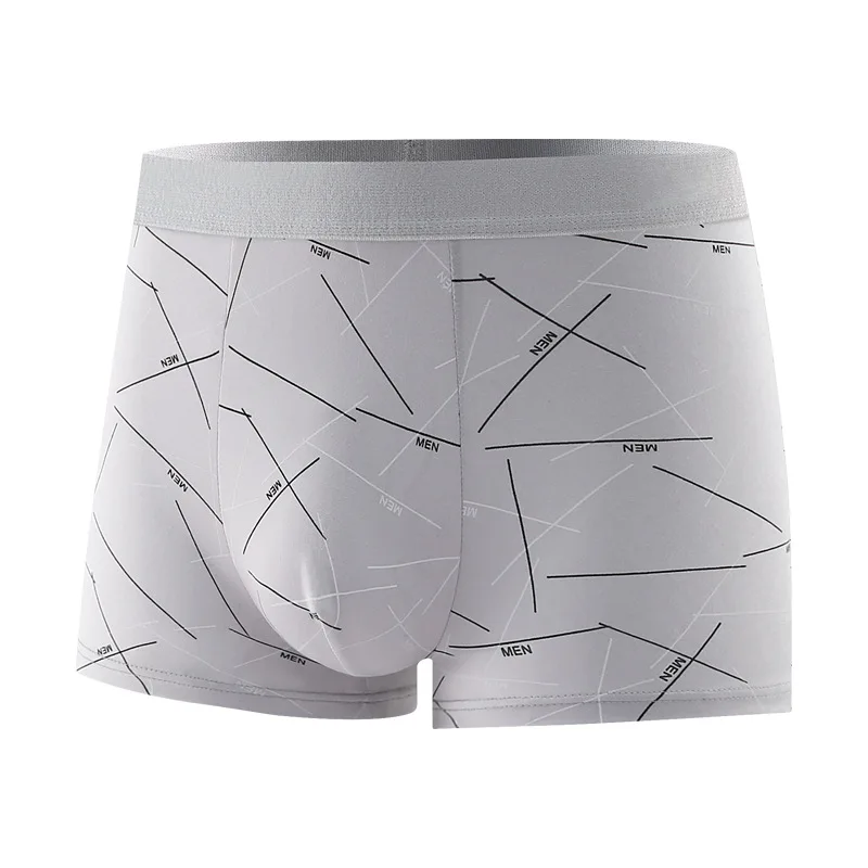 Herenondergoed Boxers voor heren Jeugd Boxers met middelhoge taille Grote broek Shorts Hoofdboxershorts Mannelijke comfortabele onderbroek