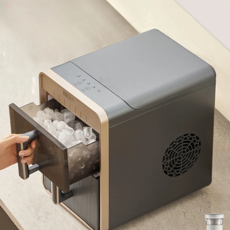 Ice Machine Home Office Fully Automatic MINI Commercial Mini Home Solid Ice Cube Machine Cafeteras Small Appliances