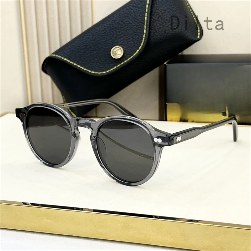 Miltzen Luxury Brand Designer Round Female Sunglasses Male Fashion UV400 Retro Vintage Acetate Female Sunglasses Shades