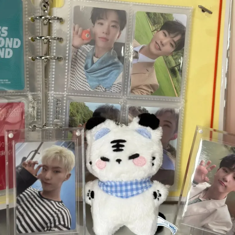 Cute Seventeen Hoshi Plush Pendant Cartoon Tiger Stuffed Doll Kawaii Cartoon Animals Keychain Pendant Fans Support Gift For Idol