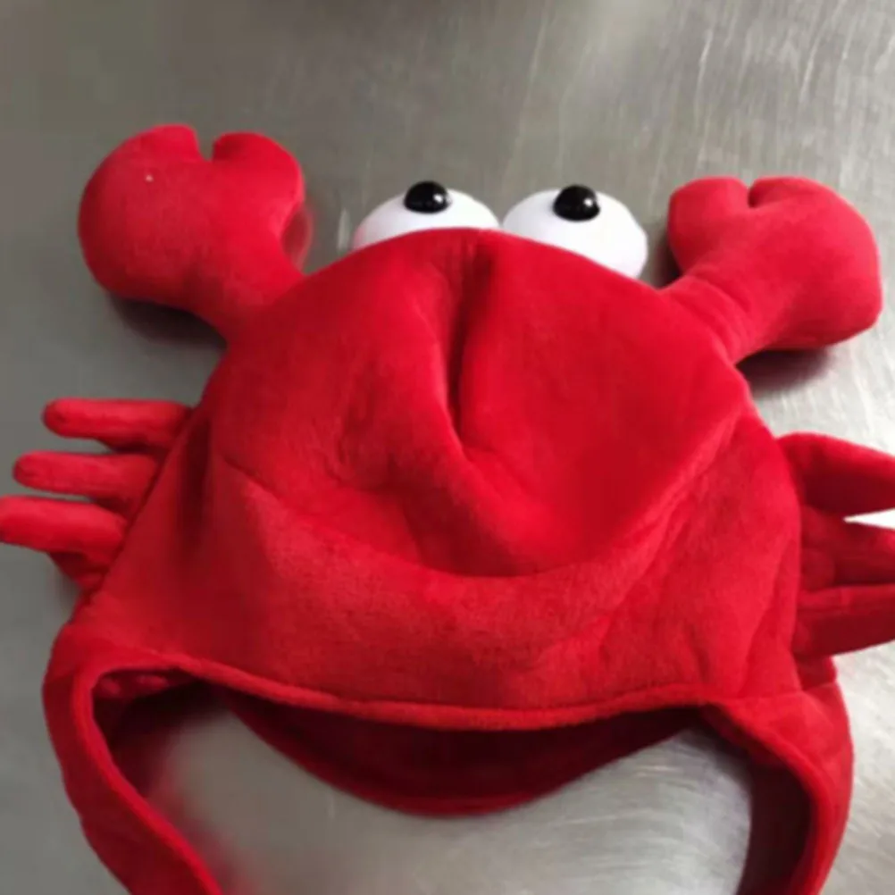 Chapéu de caranguejo bonito engraçado chapéu de caranguejo cosplay foto adereços festa de férias acessórios de fantasia foto chapéu cosplay headwear