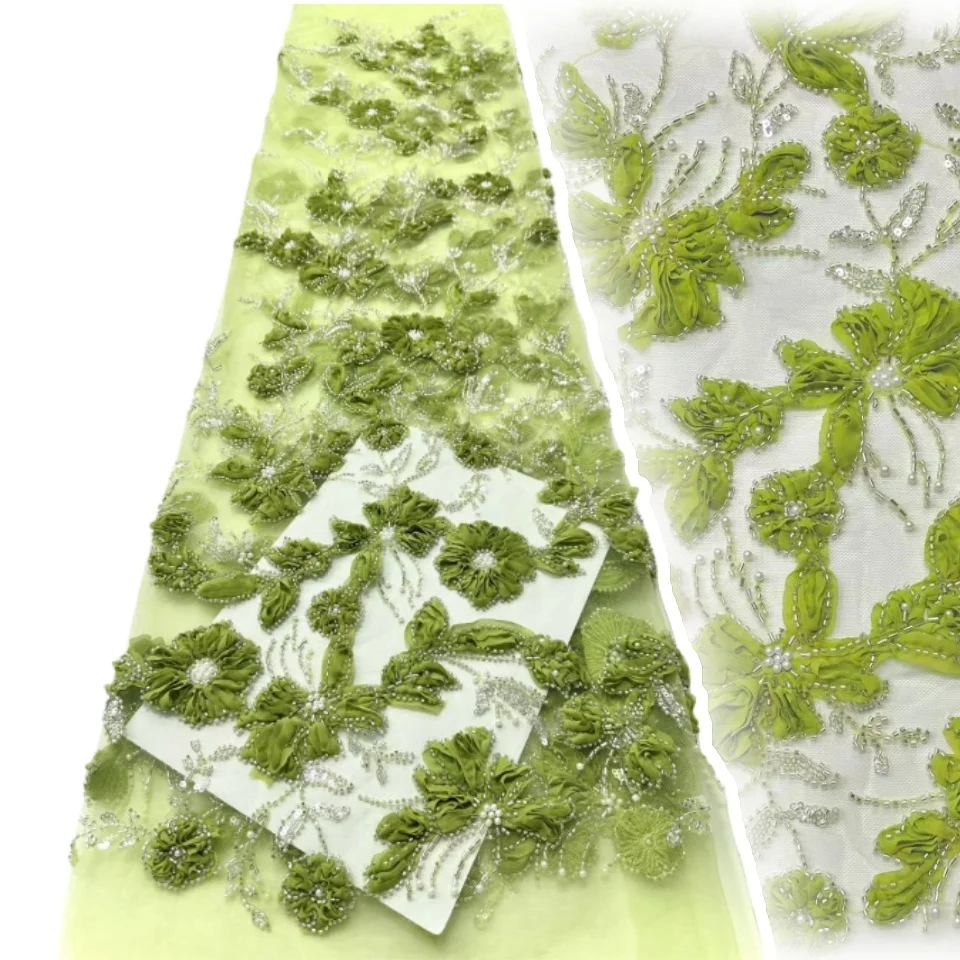 

2025 новейшая новая высококачественная роскошная французская кружевная ткань с вышивкой, африканская нигерийская тюль с блестками, кружевная ткань, свадебные платья CC1653