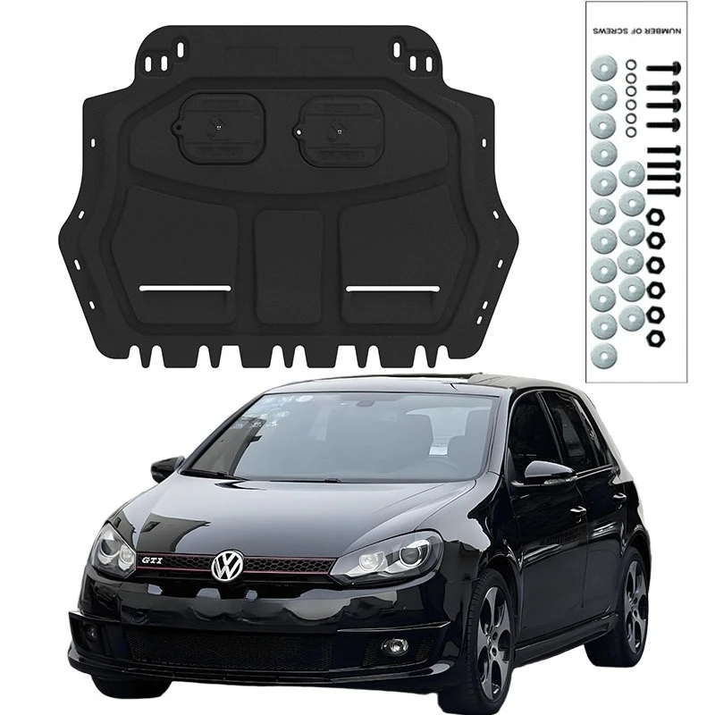 

Higher Quality Alloy Under Engine Guard Mudguard Board Splash Shield Mud Fender Plate Panel For VW GOLF 6 2004-2013 1.4T 1.6L