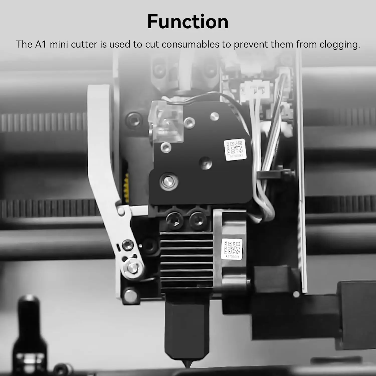 Replacement Filament Cutter for BambuLab A1、P1、X1 Series 3D Printers ,Prevent Filament Jams Compatible Accessories