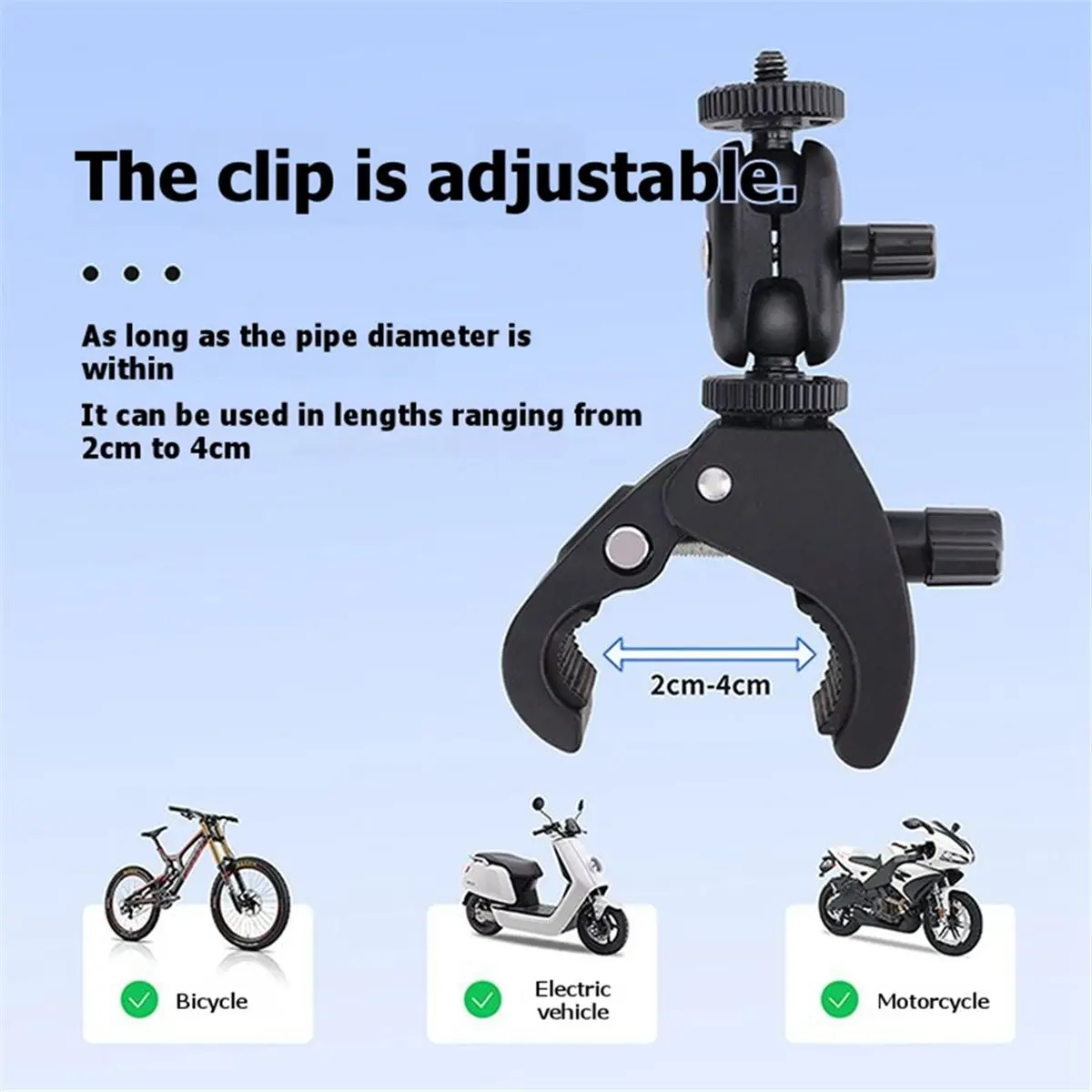 New Electronics Bicycle Handlebar Clip Holder for LumenFly MINI Drone Remote Controller Riding Bracket