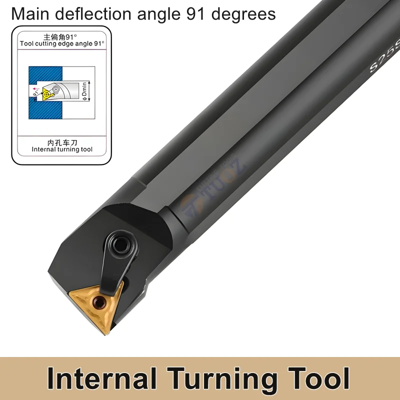 TUOZ MTFNR Internal Turning Tool Holder S16Q- S25S- MTFNR16 MTFNL16 S20R-MTFNR16 S20R-MTFNL16 Cnc Lathe Cutter Bar TNMG Inserts