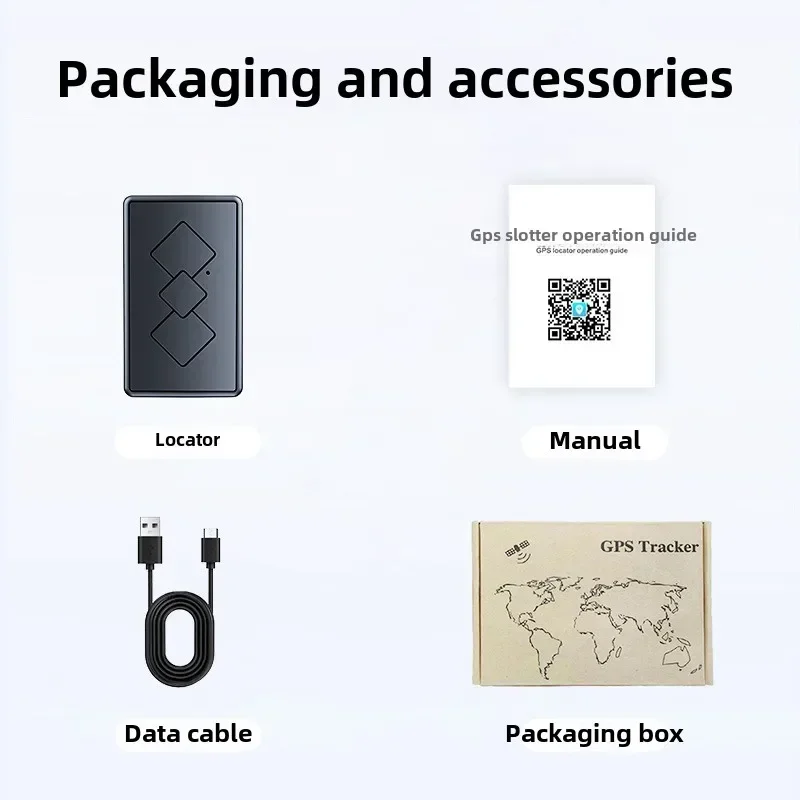 Localizzatore GPS per auto, localizzatore antifurto, posizionamento remoto satellitare per veicoli 4G, registratore per alpinismo all'aperto, mini localizzatore GPS