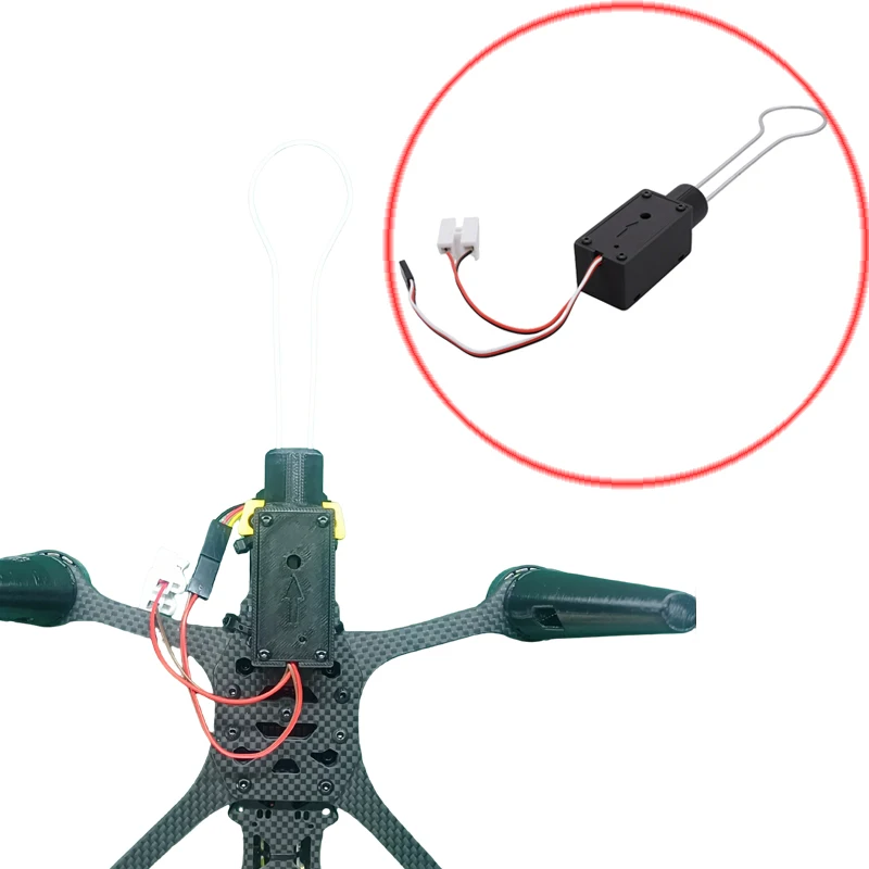 1Set Dual Safety Mechanism Fuse Switch Electronic Trigger FPV Racing Drone Outdoor Flight Training Reusable Fuse On-Off Device