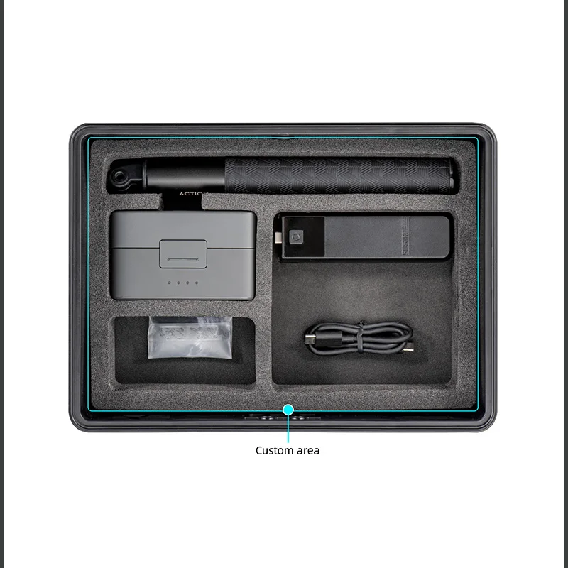 STARTRC PHOTO Doppelschichtiger Wasserdichter Hartschalenkoffer für DJI OSMO Pocket 4/4 Pro Zubehör mit TSA-Schloss Großer Reisekoffer – Detail 5
