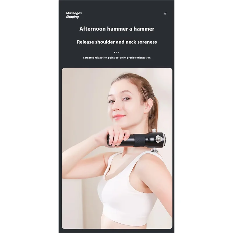 Multifunctional Fascia Relaxer High Frequency Vibration Massager For Full Body Massage, Deep Muscle And Fascia Relaxation