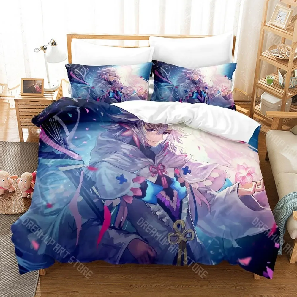 3D Printed Fate Grand Order Merlin Bedding Set for Boys Girls Duvet Cover Pillowcase Twin Queen King Full Single Double Sizes