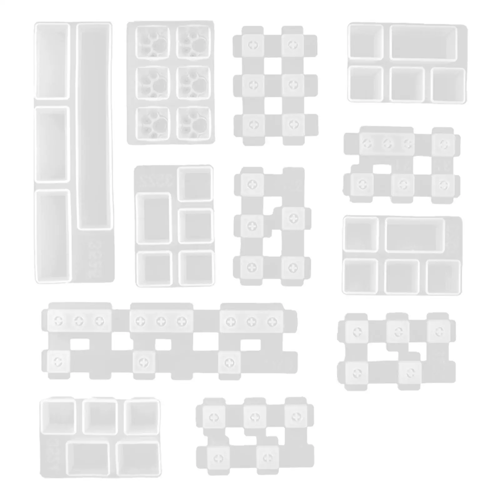Premium Silicone Keycap Molds kit, Handmade Crystal Resin for Key Caps from